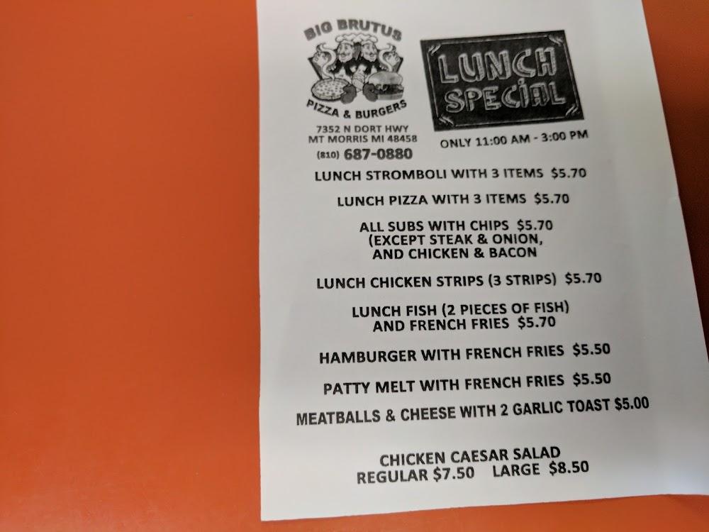 Big Brutus Pizza Menu image 3